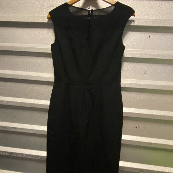 Banana‎ Republic black silk and wool fitted sheath mini dress - Picture 7 of 7